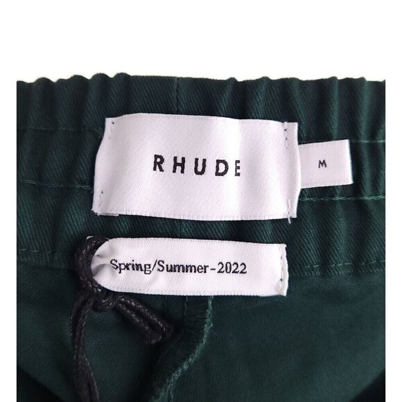 Rhude Flight Pant Size M Mens Green Cotton Track RARE - Picture 12 of 16